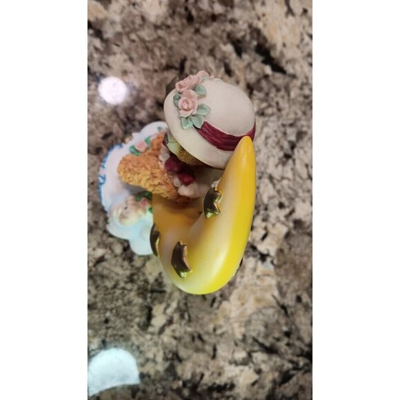 Bainbridge Bears Collection Figurine Faye “Sweet Dreams” Half Moon Teddy Stars - Picture 6 of 9